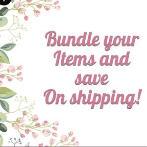 See a few items you like? Bundle those items together and save on shipping :)